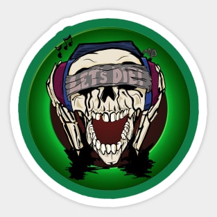 Scream Evil Sticker